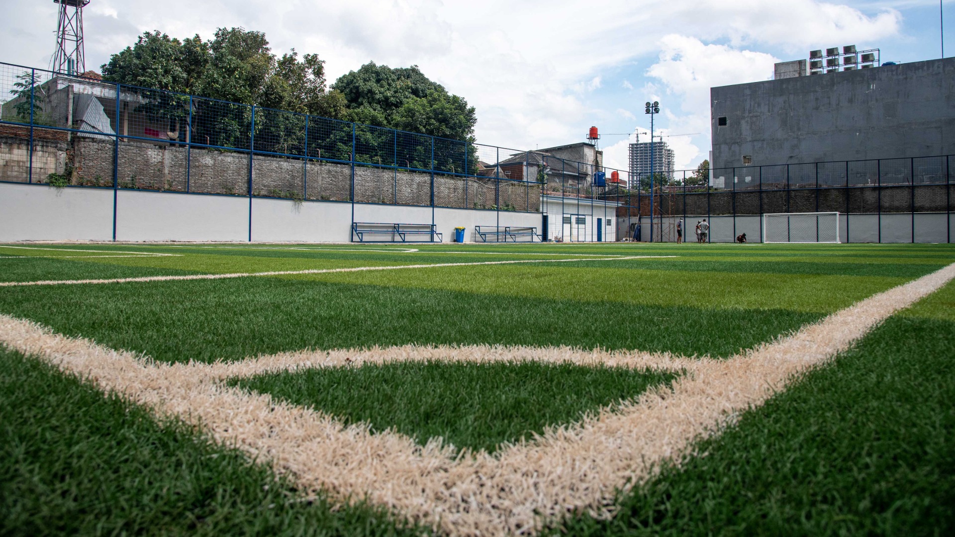 7 v 7 mini soccer soccer pitch