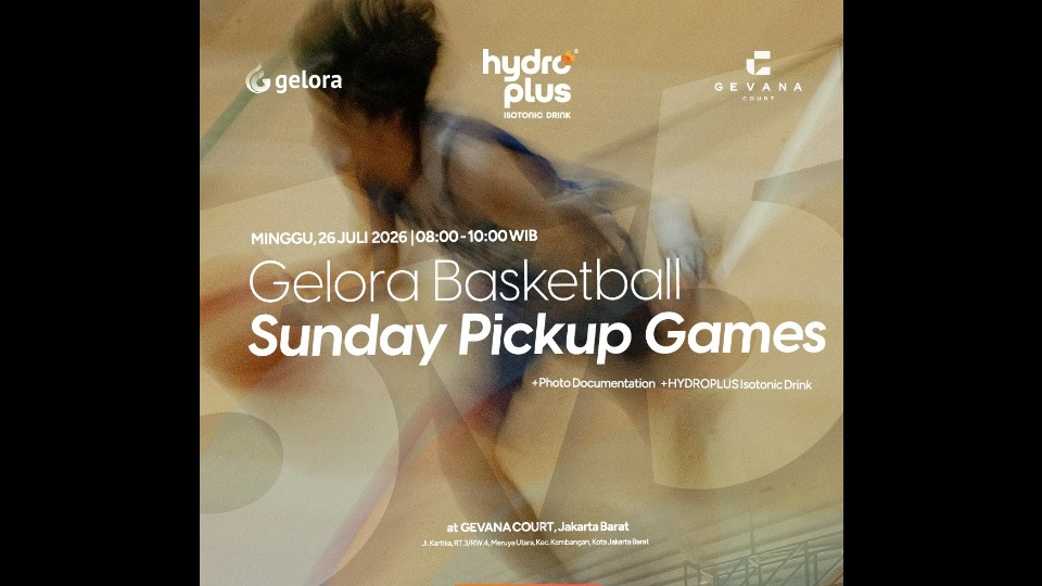 Gelora Basketball Sunday Pickup Games